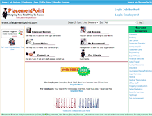 Tablet Screenshot of placementpoint.com